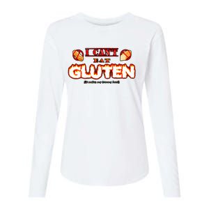 I CanT Eat Gluten It Makes My Tummy Hurt Womens Cotton Relaxed Long Sleeve T-Shirt