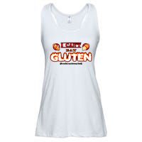 I CanT Eat Gluten It Makes My Tummy Hurt Ladies Essential Flowy Tank