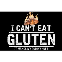 I Can't Eat Gluten It Makes My Tummy Hurt Gluten Intolerance Bumper Sticker