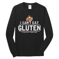 I Can't Eat Gluten It Makes My Tummy Hurt Gluten Intolerance Tall Long Sleeve T-Shirt