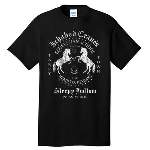 Ichabod Crane Equestrian School Sleepy Hollow Tall T-Shirt