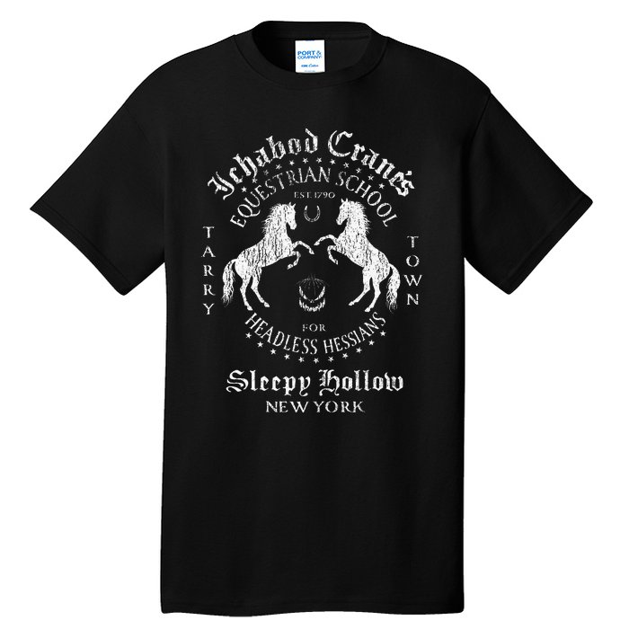 Ichabod Crane Equestrian School Sleepy Hollow Tall T-Shirt