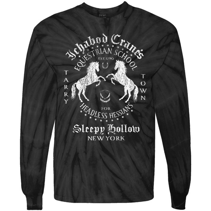 Ichabod Crane Equestrian School Sleepy Hollow Tie-Dye Long Sleeve Shirt