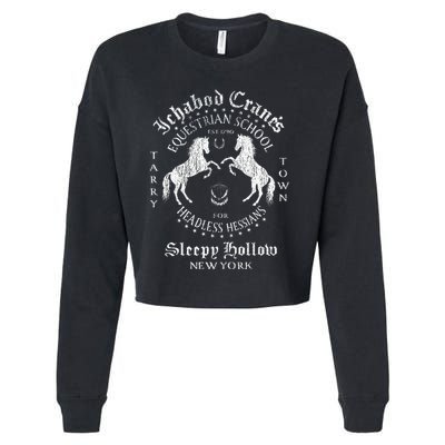 Ichabod Crane Equestrian School Sleepy Hollow Cropped Pullover Crew