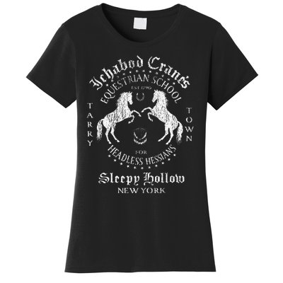 Ichabod Crane Equestrian School Sleepy Hollow Women's T-Shirt