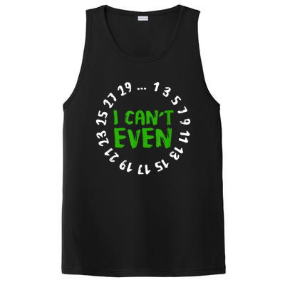 I Can't Even Funny Math Nerd Science Student Math PosiCharge Competitor Tank