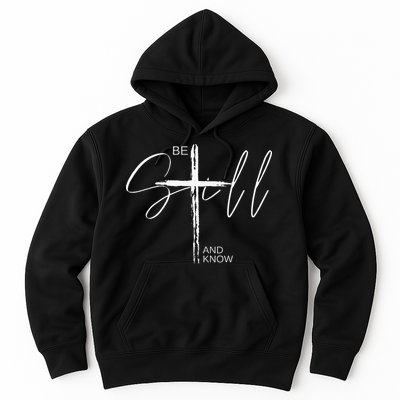 Inspirational Christian Easter Be Still And Know Hoodie