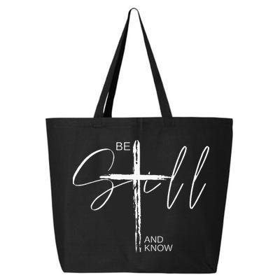 Inspirational Christian Easter Be Still And Know 25L Jumbo Tote