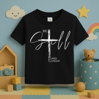 Inspirational Christian Easter Be Still And Know Toddler T-Shirt