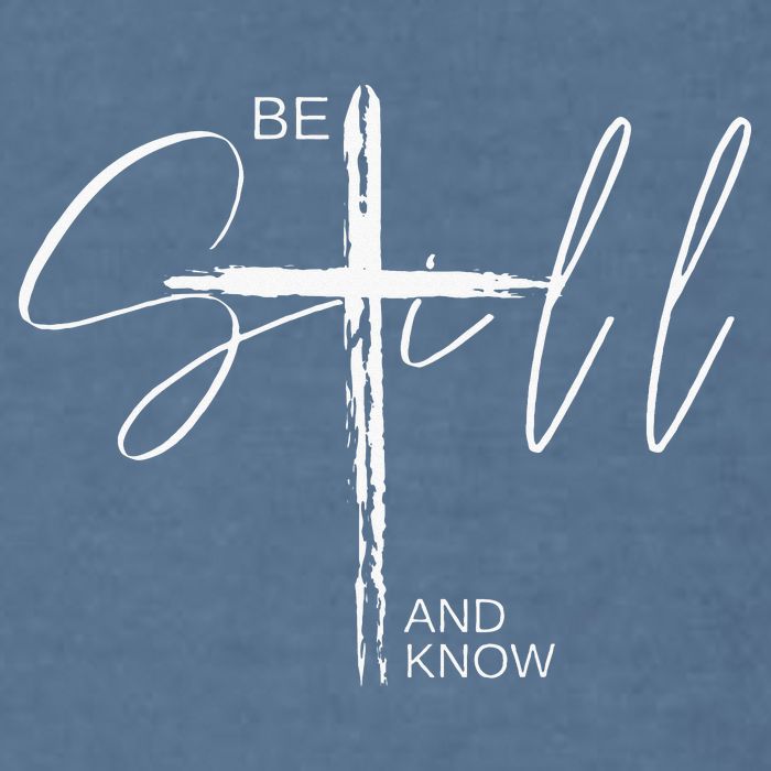 Inspirational Christian Easter Be Still And Know Garment-Dyed Sweatshirt