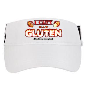 I CanT Eat Gluten It Makes My Tummy Hurt Adult Drive Performance Visor