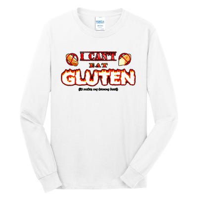 I CanT Eat Gluten It Makes My Tummy Hurt Tall Long Sleeve T-Shirt