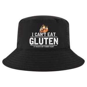 I Can't Eat Gluten It Makes My Tummy Hurt Gluten Intolerance Cool Comfort Performance Bucket Hat