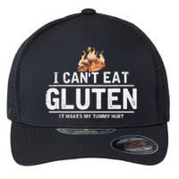 I Can't Eat Gluten It Makes My Tummy Hurt Gluten Intolerance Flexfit Unipanel Trucker Cap