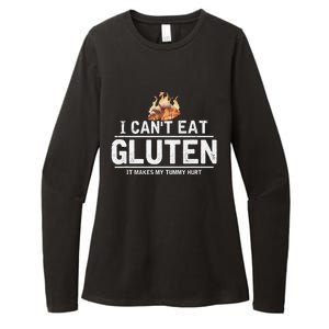 I Can't Eat Gluten It Makes My Tummy Hurt Gluten Intolerance Womens CVC Long Sleeve Shirt