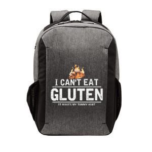 I Can't Eat Gluten It Makes My Tummy Hurt Gluten Intolerance Vector Backpack