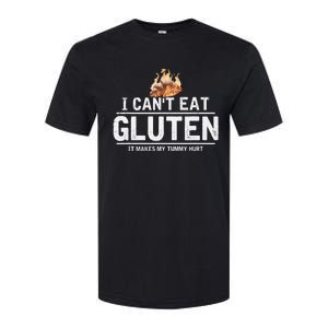 I Can't Eat Gluten It Makes My Tummy Hurt Gluten Intolerance Softstyle CVC T-Shirt