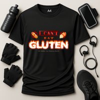 I Can't Eat Gluten It Makes My Tummy Hurt Apparel Cooling Performance Crew T-Shirt