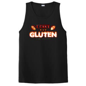 I Can't Eat Gluten It Makes My Tummy Hurt Apparel PosiCharge Competitor Tank