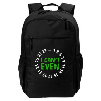 I CanT Even Funny Math Nerd Science Student Math Daily Commute Backpack