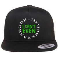 I CanT Even Funny Math Nerd Science Student Math Flat Bill Trucker Hat