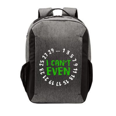 I CanT Even Funny Math Nerd Science Student Math Vector Backpack