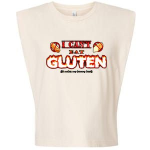 I CanT Eat Gluten It Makes My Tummy Garment-Dyed Women's Muscle Tee