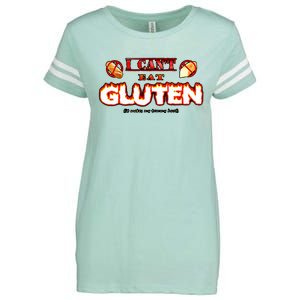 I CanT Eat Gluten It Makes My Tummy Enza Ladies Jersey Football T-Shirt