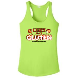 I CanT Eat Gluten It Makes My Tummy Ladies PosiCharge Competitor Racerback Tank