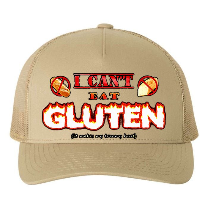 I CanT Eat Gluten It Makes My Tummy Yupoong Adult 5-Panel Trucker Hat