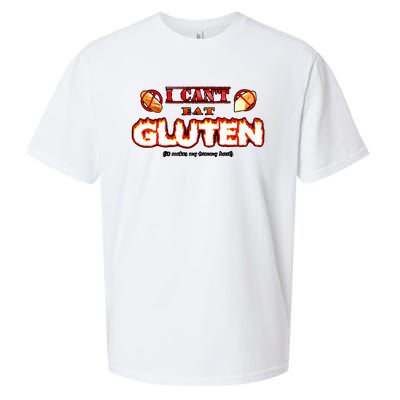 I CanT Eat Gluten It Makes My Tummy Sueded Cloud Jersey T-Shirt