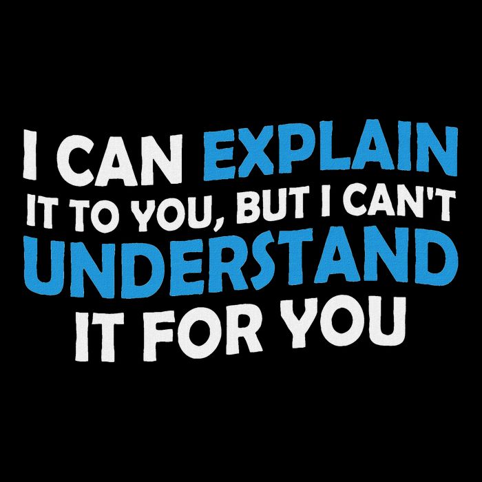 I Can Explain It To You But I Cant Understand Funny Quote 7-Panel Snapback Hat