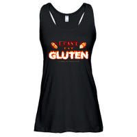 I Can't Eat Gluten It Makes My Tummy Hurt Apparel Ladies Essential Flowy Tank