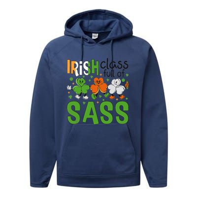 Irish Class Full Of Sass Performance Fleece Hoodie