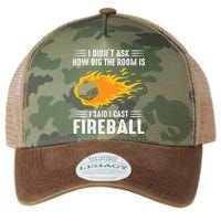 I Cast Fireball Funny Nerd Geek Wizard Magic Legacy Tie Dye Trucker Hat