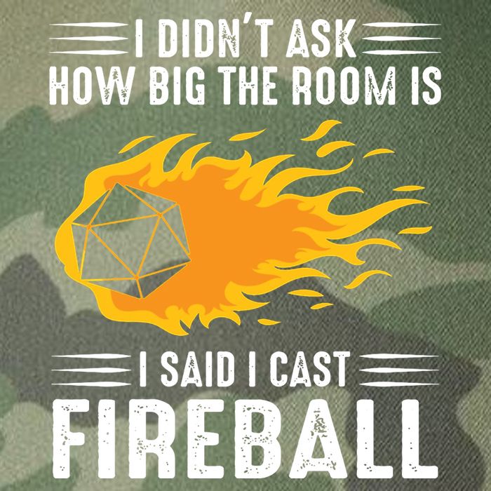 I Cast Fireball Funny Nerd Geek Wizard Magic Legacy Tie Dye Trucker Hat