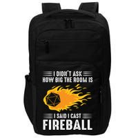 I Cast Fireball Funny Nerd Geek Wizard Magic Impact Tech Backpack