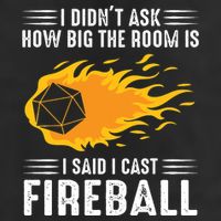 I Cast Fireball Funny Nerd Geek Wizard Magic Adult Drive Performance Visor