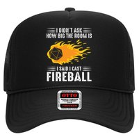 I Cast Fireball Funny Nerd Geek Wizard Magic Trucker Hat