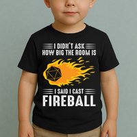 I Cast Fireball Funny Nerd Geek Wizard Magic Toddler T-Shirt