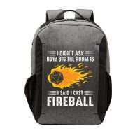 I Cast Fireball Funny Nerd Geek Wizard Magic Vector Backpack