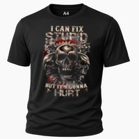 I Can Fix Stupid But Its Gonna Hurt Cool Skull Performance Shirt