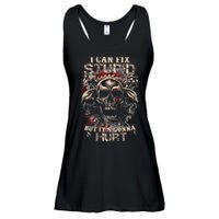 I Can Fix Stupid But Its Gonna Hurt Cool Skull Ladies Essential Flowy Tank