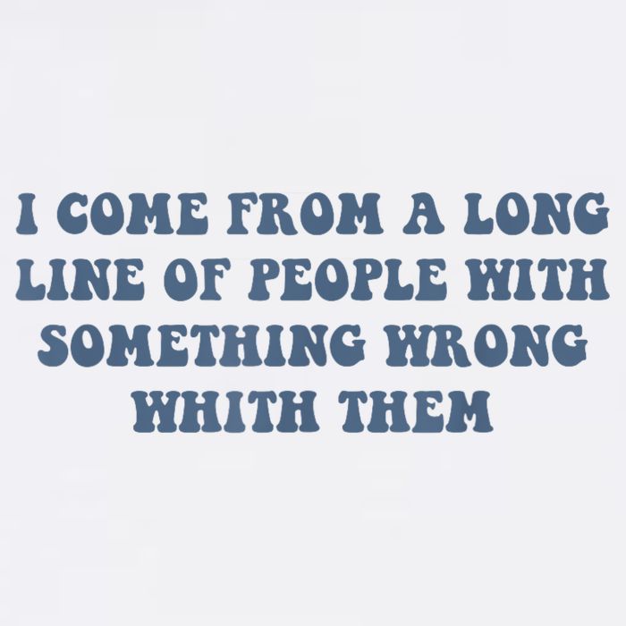 I Come From A Long Line Of People With Something Wrong With Them Full-Length Apron With Pockets