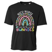 I Care For The Cutest Bunnies NICU Nurse Easter Day Cooling Performance Crew T-Shirt