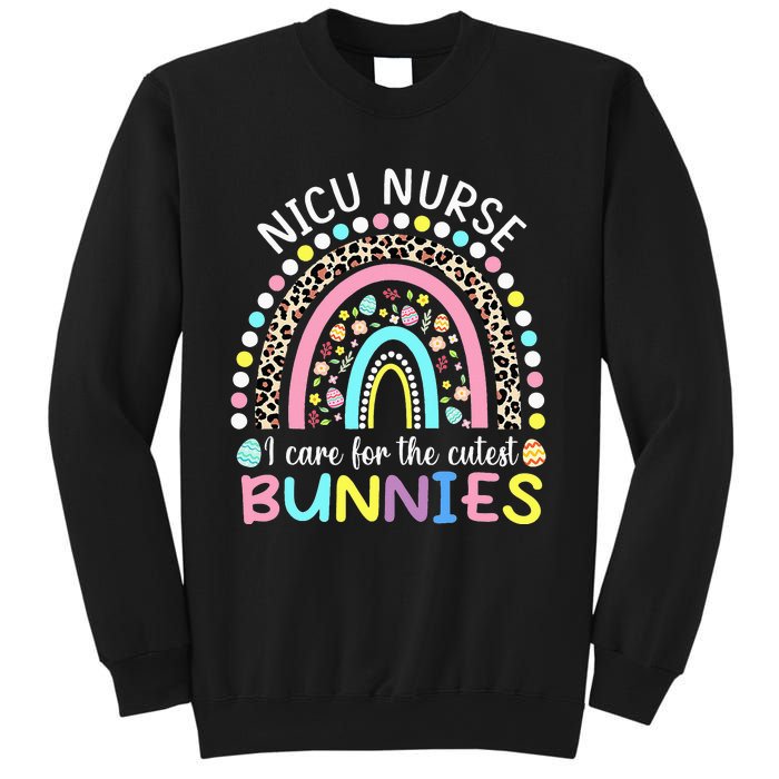 I Care For The Cutest Bunnies NICU Nurse Easter Day Sweatshirt