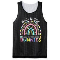 I Care For The Cutest Bunnies NICU Nurse Easter Day Mesh Reversible Basketball Jersey Tank