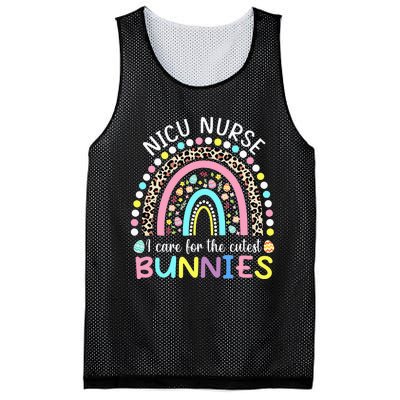 I Care For The Cutest Bunnies NICU Nurse Easter Day Mesh Reversible Basketball Jersey Tank