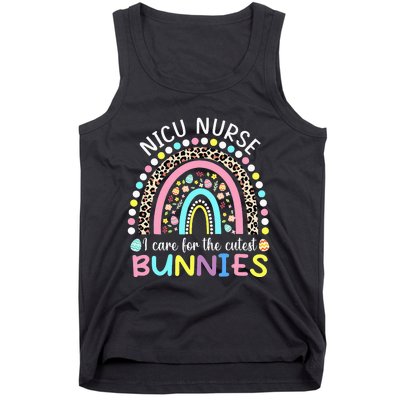 I Care For The Cutest Bunnies NICU Nurse Easter Day Tank Top