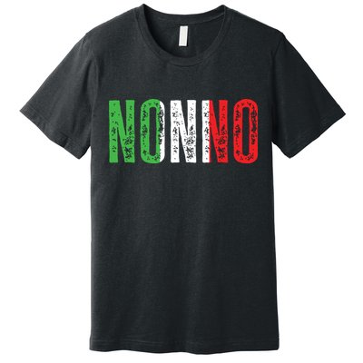 Italian Culture Family Italy Born Nonno Premium T-Shirt